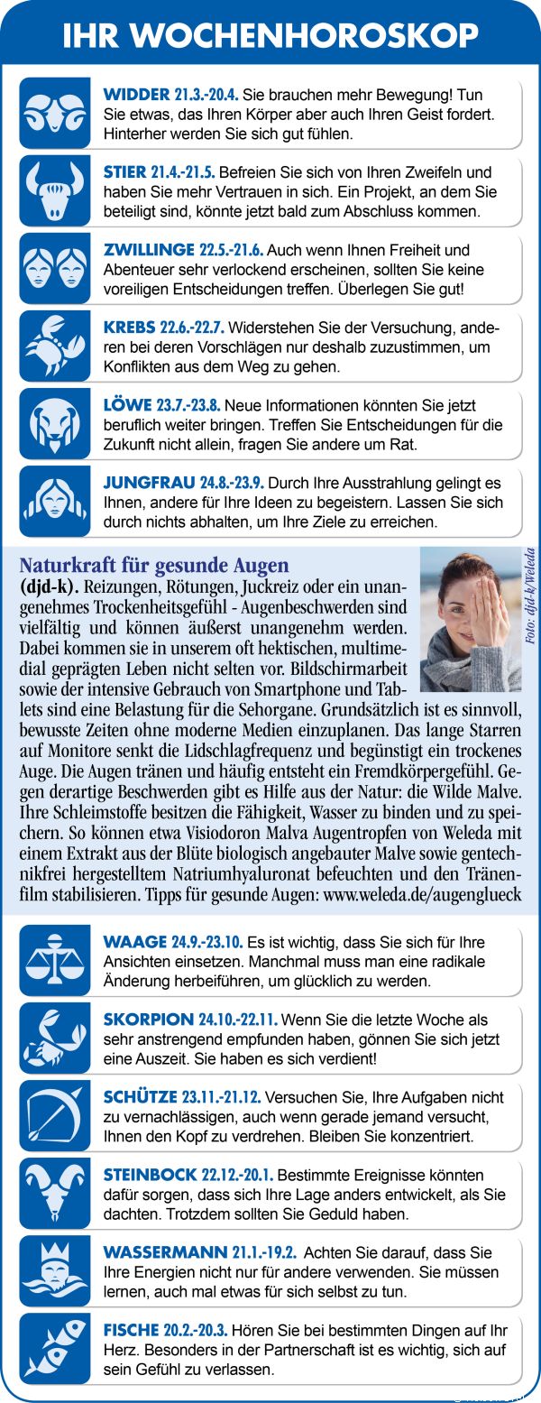 Horoskop Woche 34 2019 by ReiseTravel.eu