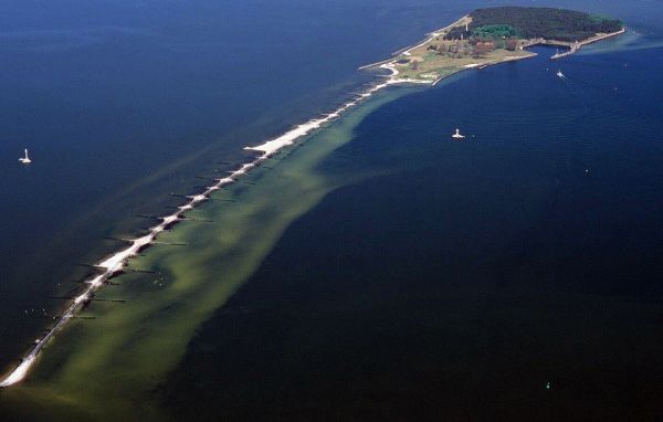 Die Insel Ruden als Teil der DBU-Naturerbeflaeche Peenemuende ist mit rund 24 Hektar vergleichsweise klein