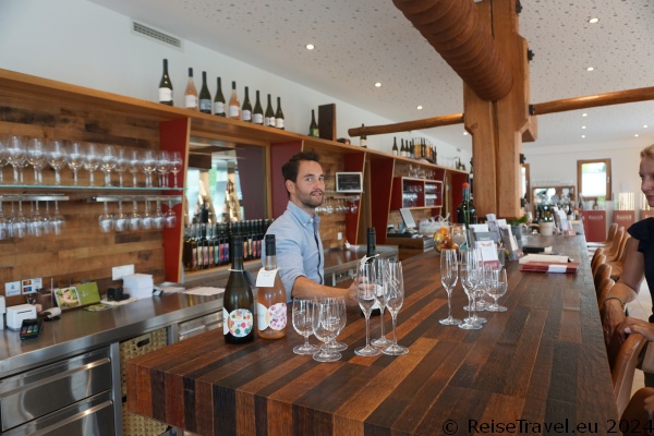 Weinprobe bei Josef Hornstein in Nonnenhorn