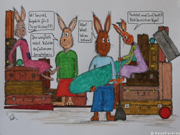 Kaef Comics Familie Hase im Stubaital by ReiseTravel.eu 