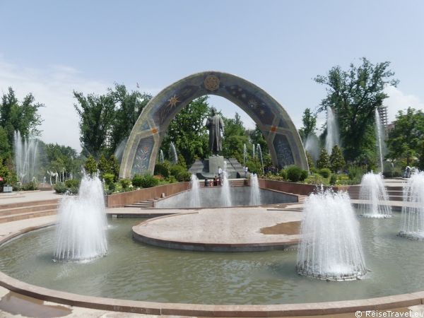 Rahmons Stadt Dushanbe Hauptstadt von Tadschikistan