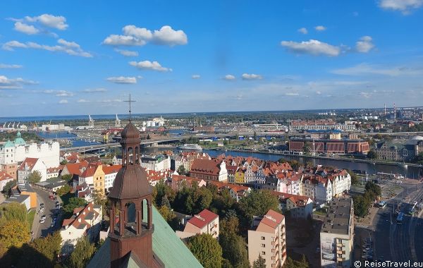 Stettin Szczecin Blick von der Jacobikirche