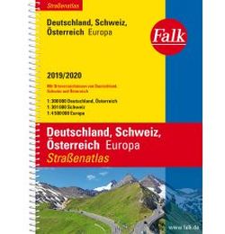 Falk Straßenatlas Deutschland, Schweiz, Österreich, Europa 2019/2020 1:300.000, Falk. Marco Polo