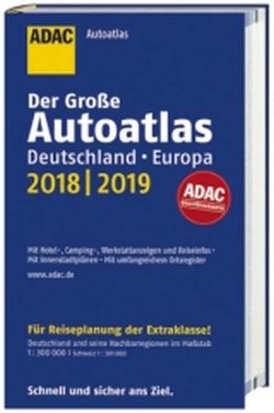 Großer ADAC Autoatlas 2018 - 2019, MAIRDUMONT Verlag