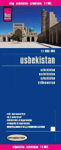 Usbekistan Landkarte Verlag Peter Rump ReiseTravel.eu